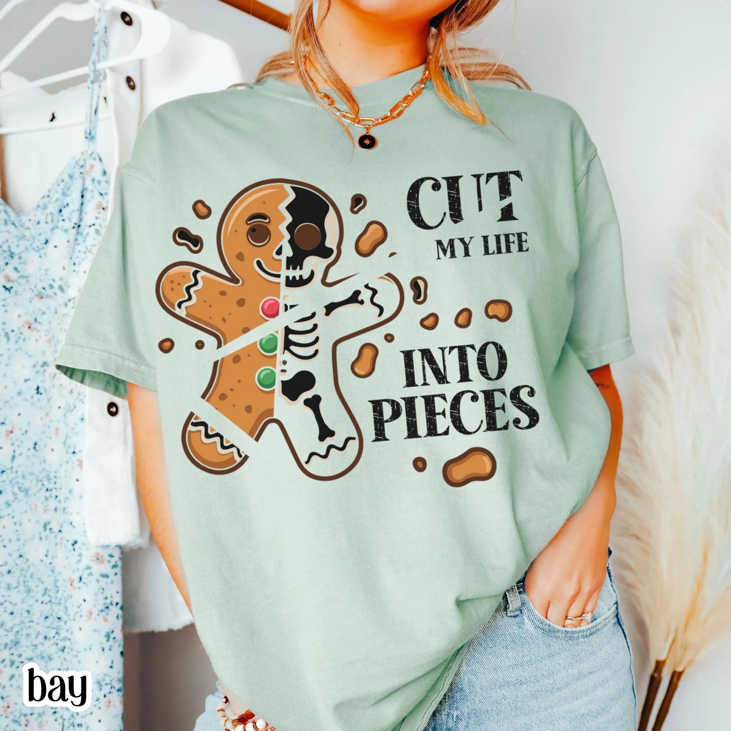 Cut My Life Into Pieces Gingerbread Comfort Colors Tee