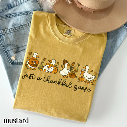 Thanksgiving Goose Comfort Colors Tee