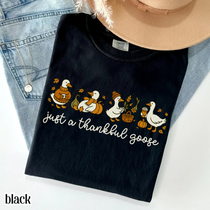 Thanksgiving Goose Comfort Colors Tee