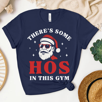 Merry Xmas Hos In This Gym Christmas Shirt