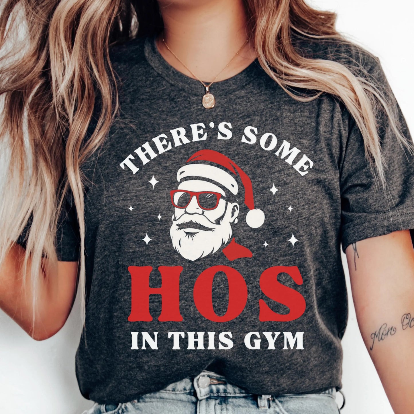 Merry Xmas Hos In This Gym Christmas Shirt