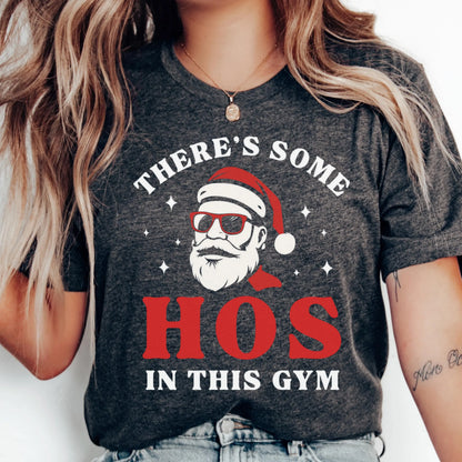 Merry Xmas Hos In This Gym Christmas Shirt