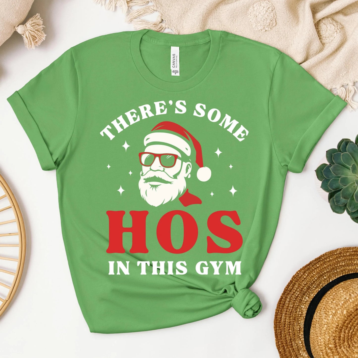 Merry Xmas Hos In This Gym Christmas Shirt