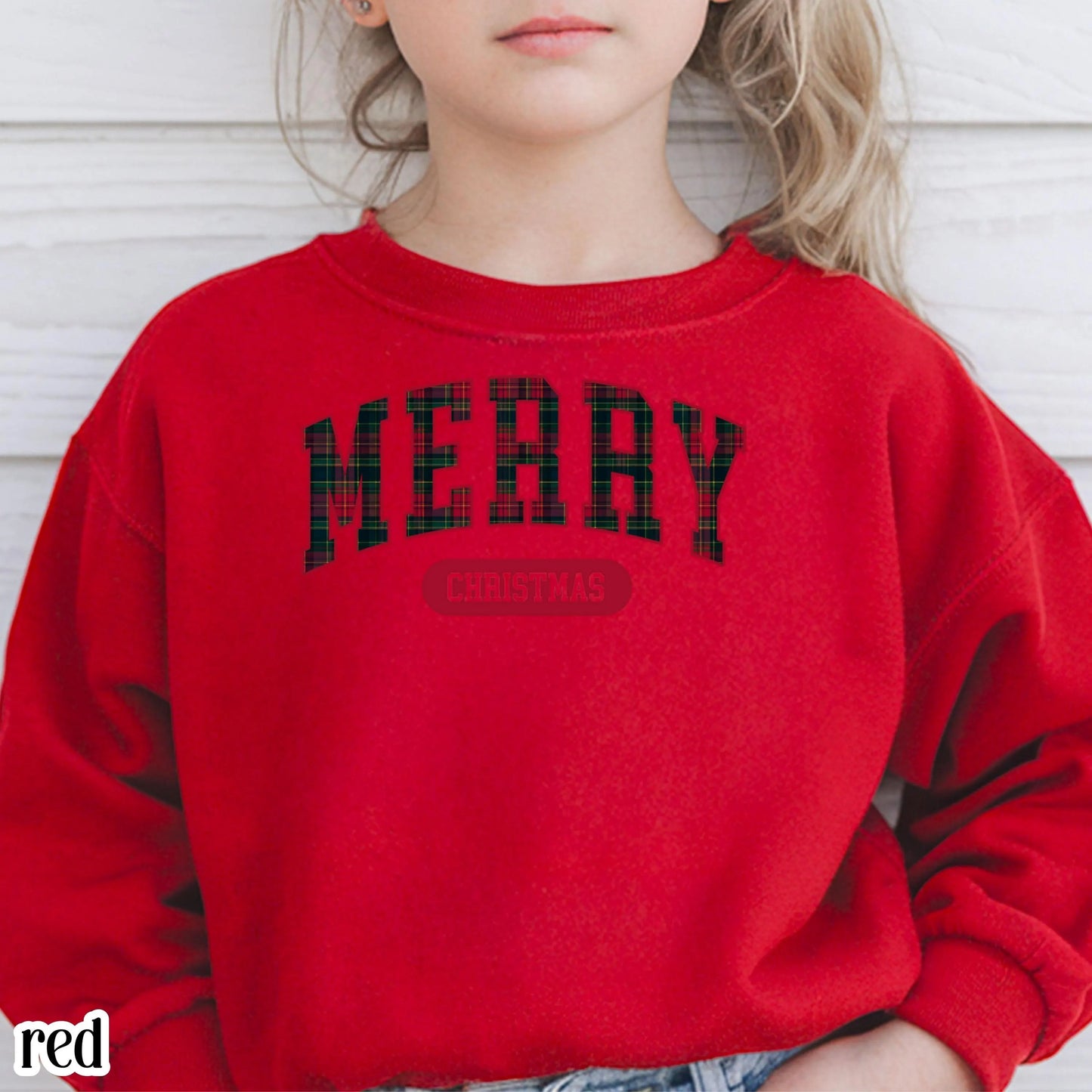 Youth Christmas Sweatshirt Tartan Plaid Sweater Ralph Holiday Striped Xmas Pullover Cozy Holly Jolly Vintage Horse Girl Aesthetic Crewneck