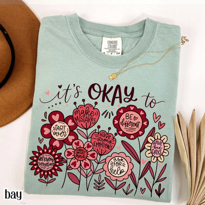 Special Education Valentines Day Comfort Colors Shirt First Grade Teacher T-Shirt Mental Health Diversity Vday Kindergarten Tee For School