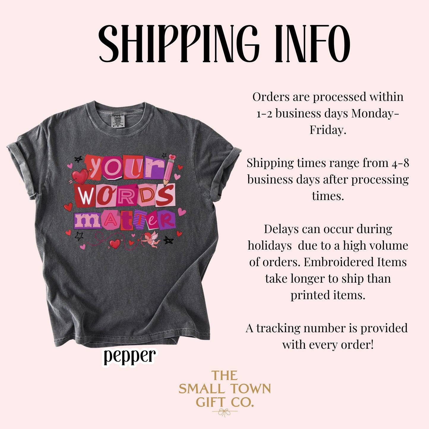 Speech Therapy Valentines Comfort Colors Shirt Vday SLP T-Shirt Your Words Matter Tee Speech Language Pathologist Tshirt Special Education