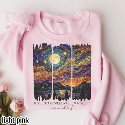Stars Were Made To Worship Gildan Sweatshirt