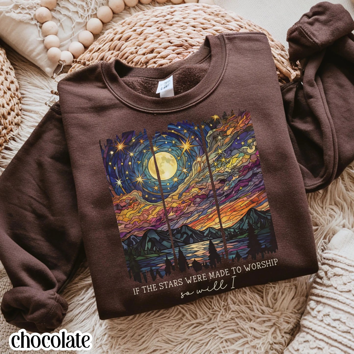 Stars Were Made To Worship Gildan Sweatshirt