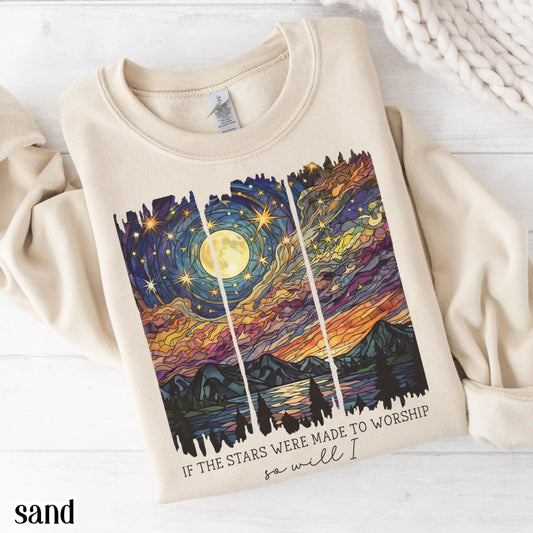Stars Were Made To Worship Gildan Sweatshirt
