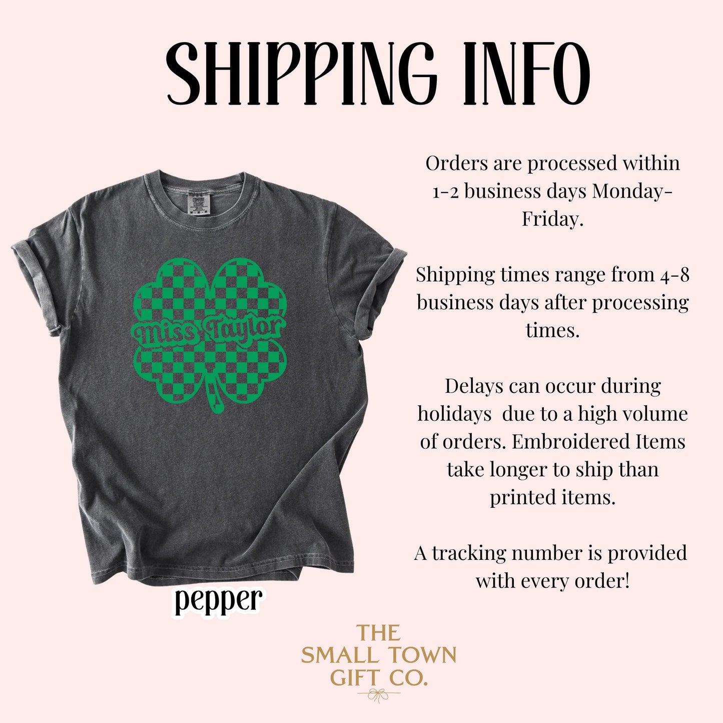 Teacher St Patrick's Day Comfort Colors Shirt Custom Name Kindergarten Teacher Clover T-Shirt Cute Lucky Preschool Tee First Grade Educator