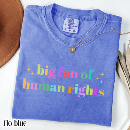 Comfort Colors Pride Shirt Gay LGBTQ Lesbian Tee Inclusive Social Justice T-Shirt Human Rights Equality BLM Transgender Ally Shirt Anti ICE