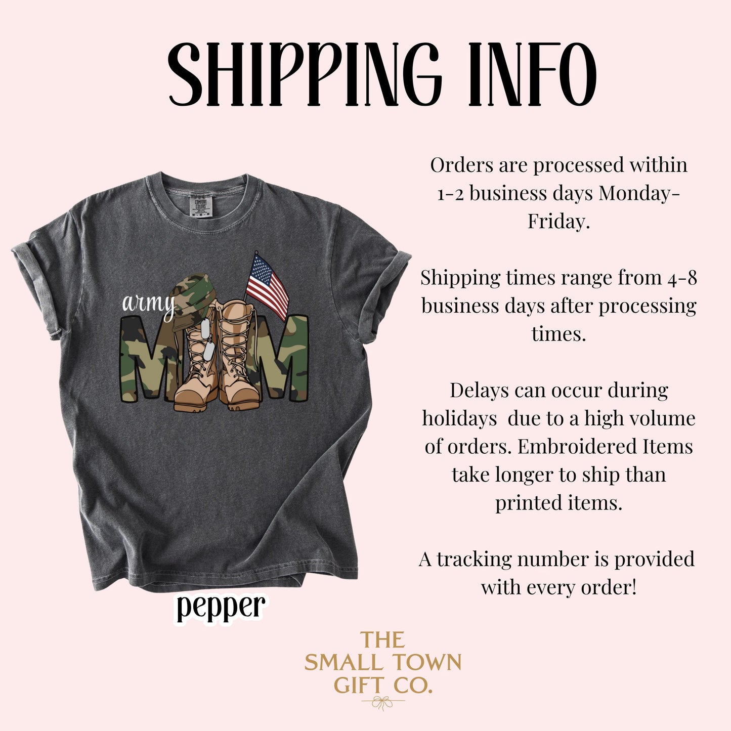 Military Mom Comfort Colors Shirt Proud Army Soldier Mama Tee Service Member Marine Mom TShirt Mother's Day Gift Air Force Gift T-Shirt