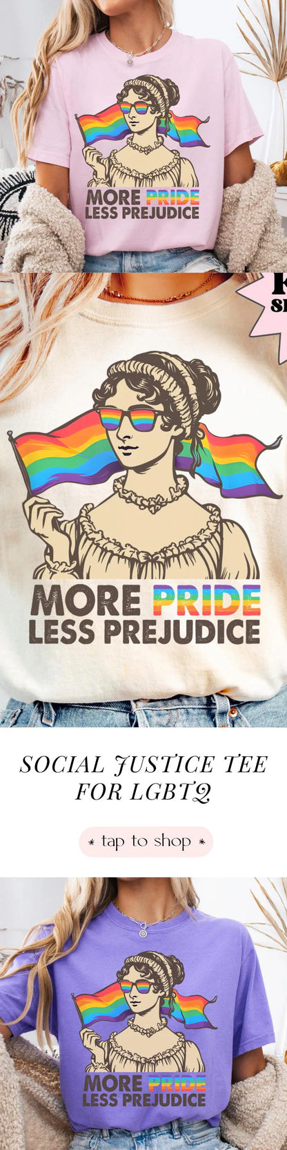 Pride Comfort Colors Shirt, Equality Shirt, Gay Pride Tshirt, LGBTQ Shirt, Gay Shirt, Lesbian Shirt, Social Justice Tee, Gay Ally Shirt