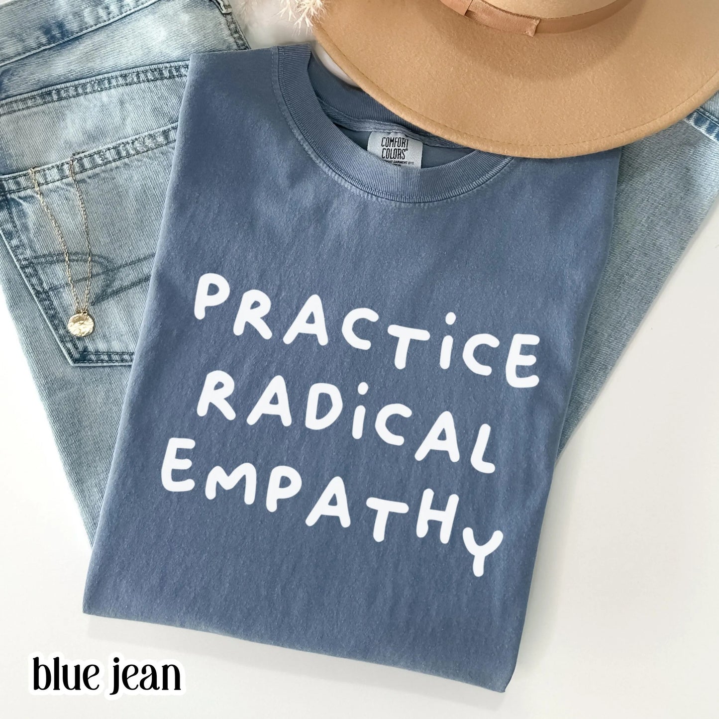 Comfort Colors Pride Shirt Gay LGBTQ TShirt Lesbian Human Rights T-Shirt Inclusive Trans Equality Shirt Practice Radical Empathy Political