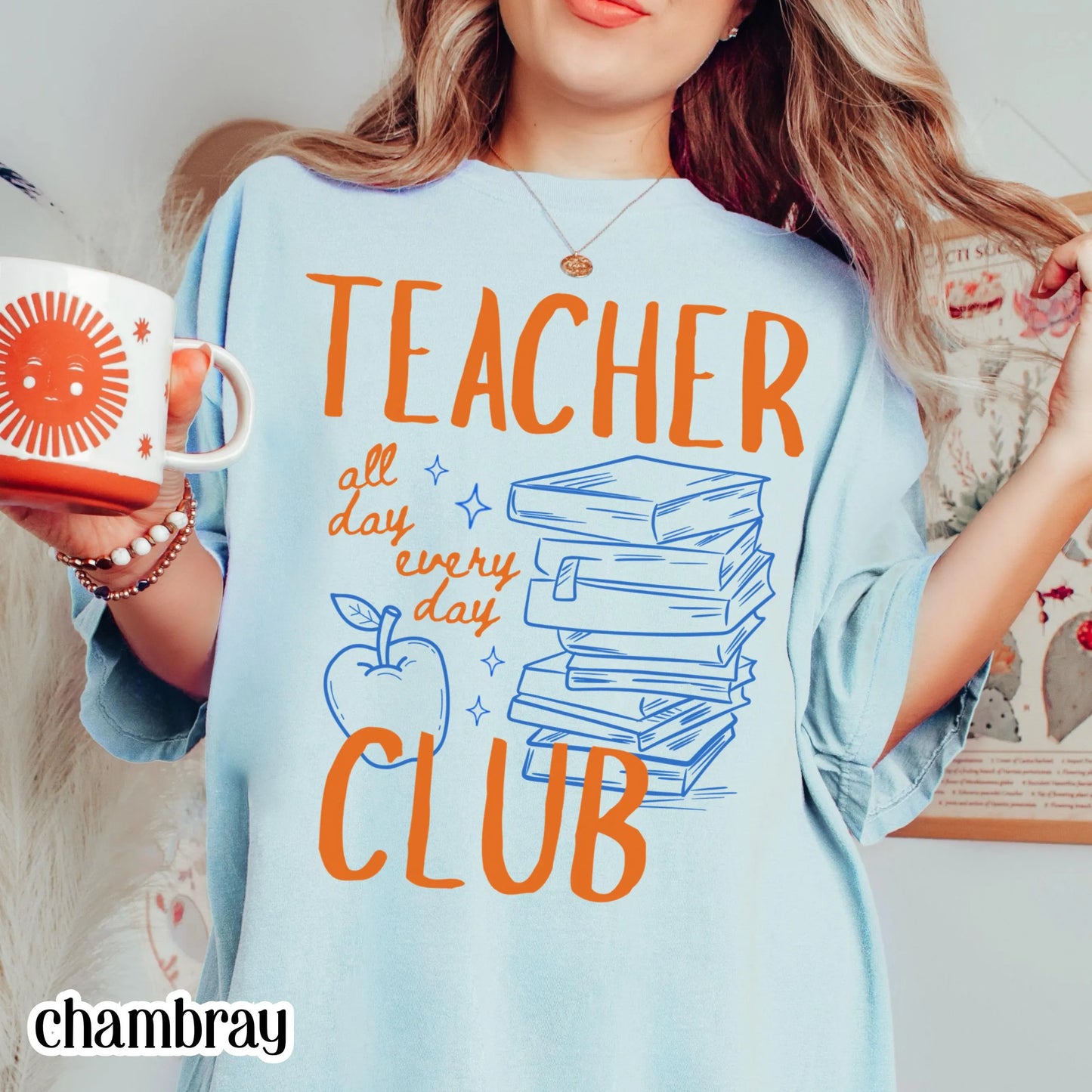 Teacher Comfort Colors Shirt Kindergarten Teacher Cute Educator Tee Back to School T-Shirt Retro First Grade Team Appreciation TShirt