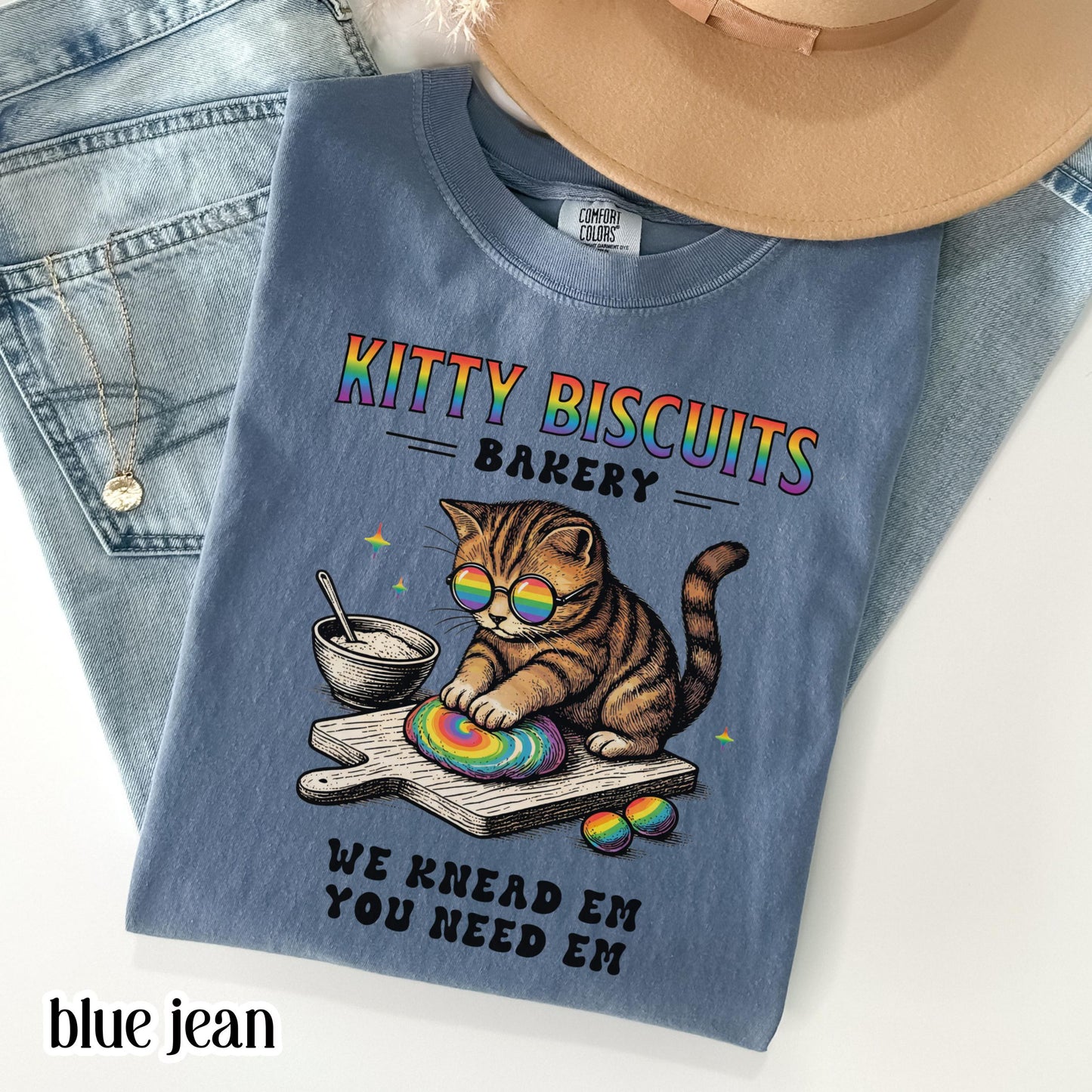 Pride Cat Comfort Colors Shirt Equality Gay Pride Tshirt Kitty Bakery LGBTQ T-Shirt Human Rights Social Justice Tee Ally For Pride Month