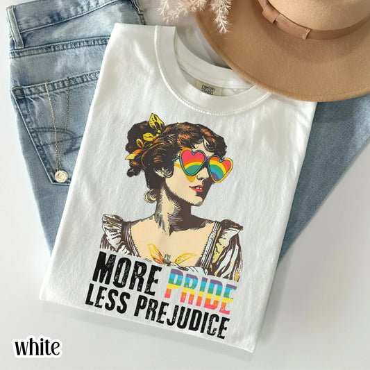 Comfort Colors Pride Shirt, Gay Shirt, LGBTQ Shirt, Lesbian Shirt, Inclusive Shirt, Trans Shirt, Equality Shirt, More Pride Less Prejudice
