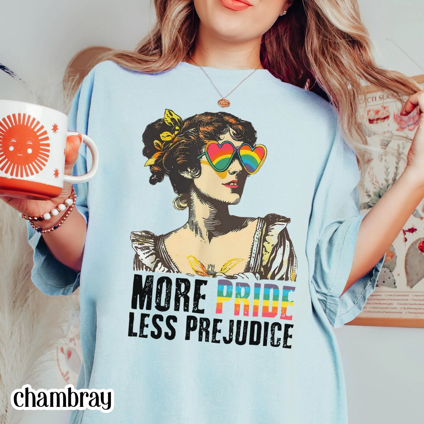 Comfort Colors Pride Shirt, Gay Shirt, LGBTQ Shirt, Lesbian Shirt, Inclusive Shirt, Trans Shirt, Equality Shirt, More Pride Less Prejudice