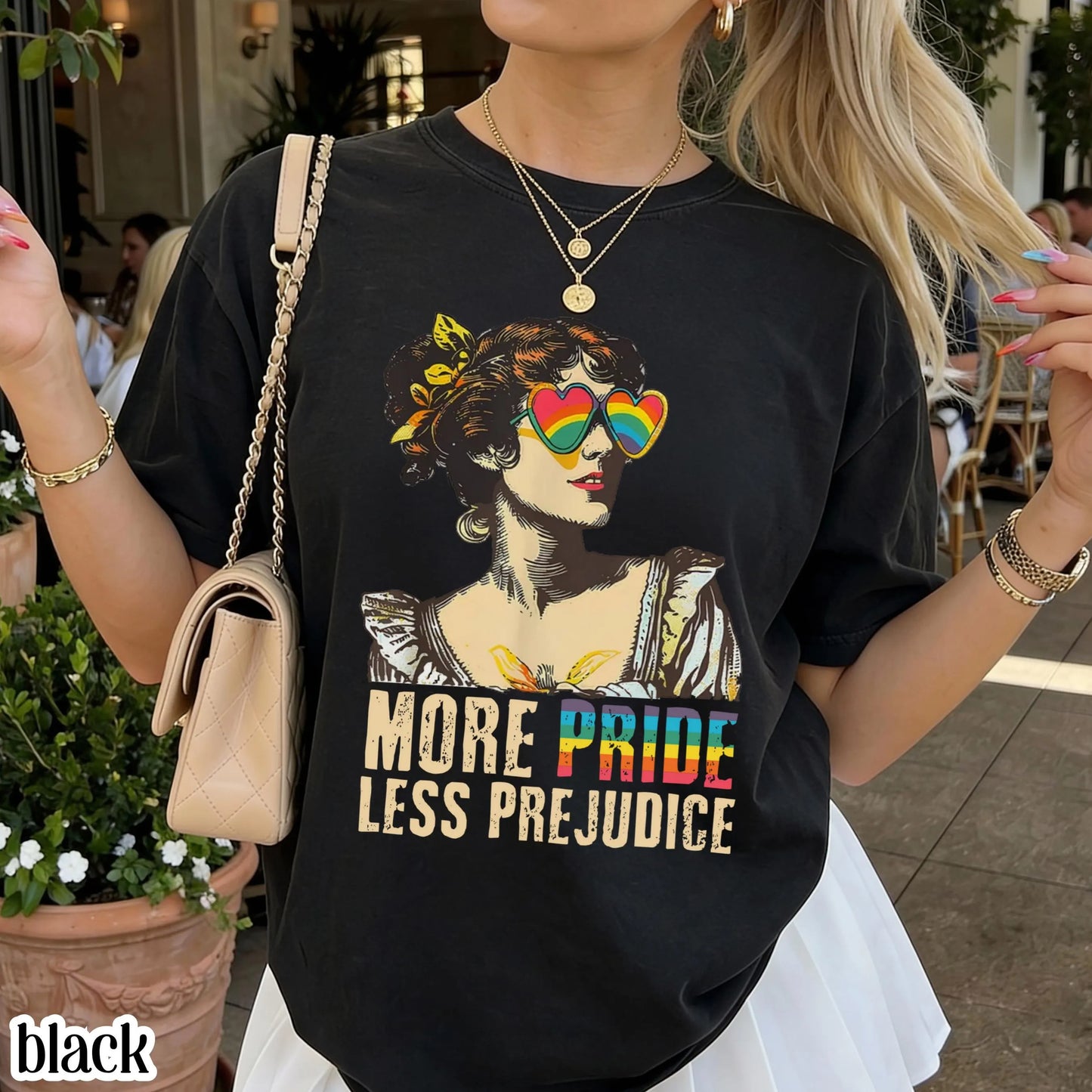 Comfort Colors Pride Shirt, Gay Shirt, LGBTQ Shirt, Lesbian Shirt, Inclusive Shirt, Trans Shirt, Equality Shirt, More Pride Less Prejudice