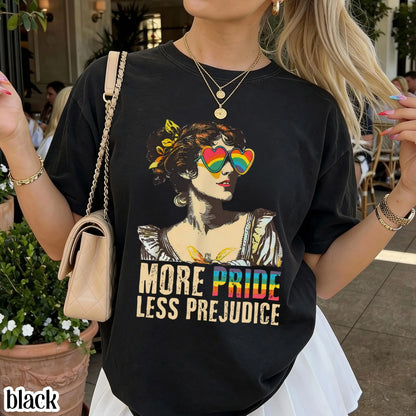 Comfort Colors Pride Shirt, Gay Shirt, LGBTQ Shirt, Lesbian Shirt, Inclusive Shirt, Trans Shirt, Equality Shirt, More Pride Less Prejudice