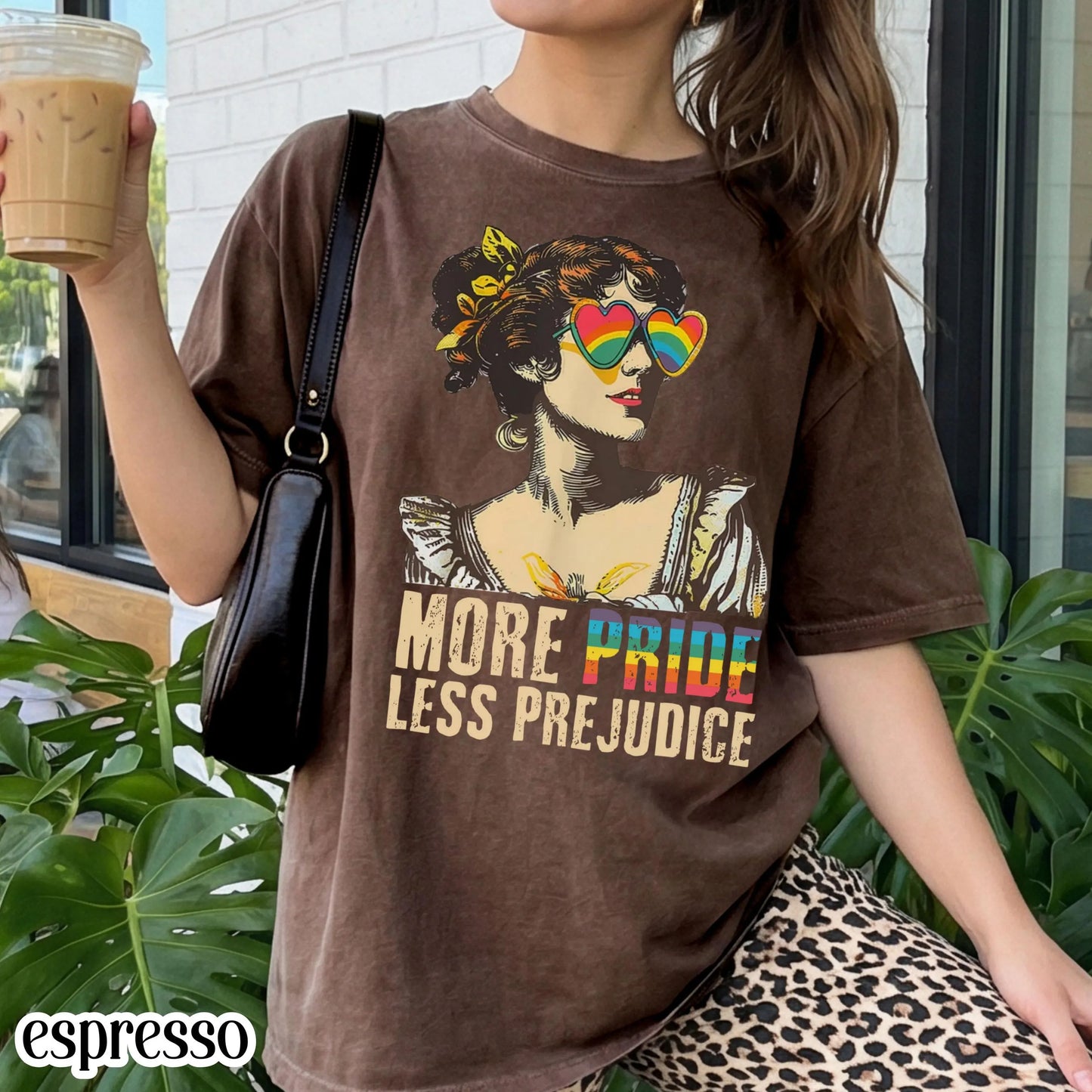 Comfort Colors Pride Shirt, Gay Shirt, LGBTQ Shirt, Lesbian Shirt, Inclusive Shirt, Trans Shirt, Equality Shirt, More Pride Less Prejudice