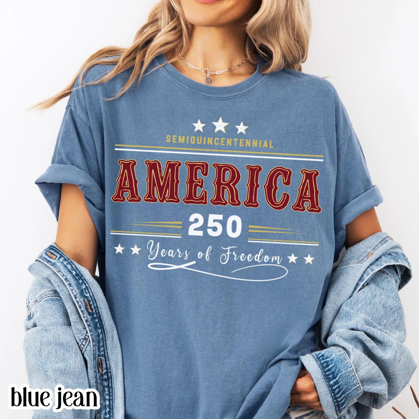 America 250 Year Comfort Colors Shirt Retro 4th of July USA 250th Anniversary Tee Semiquincentennial Patriotic TShirt Fourth of July T-Shirt
