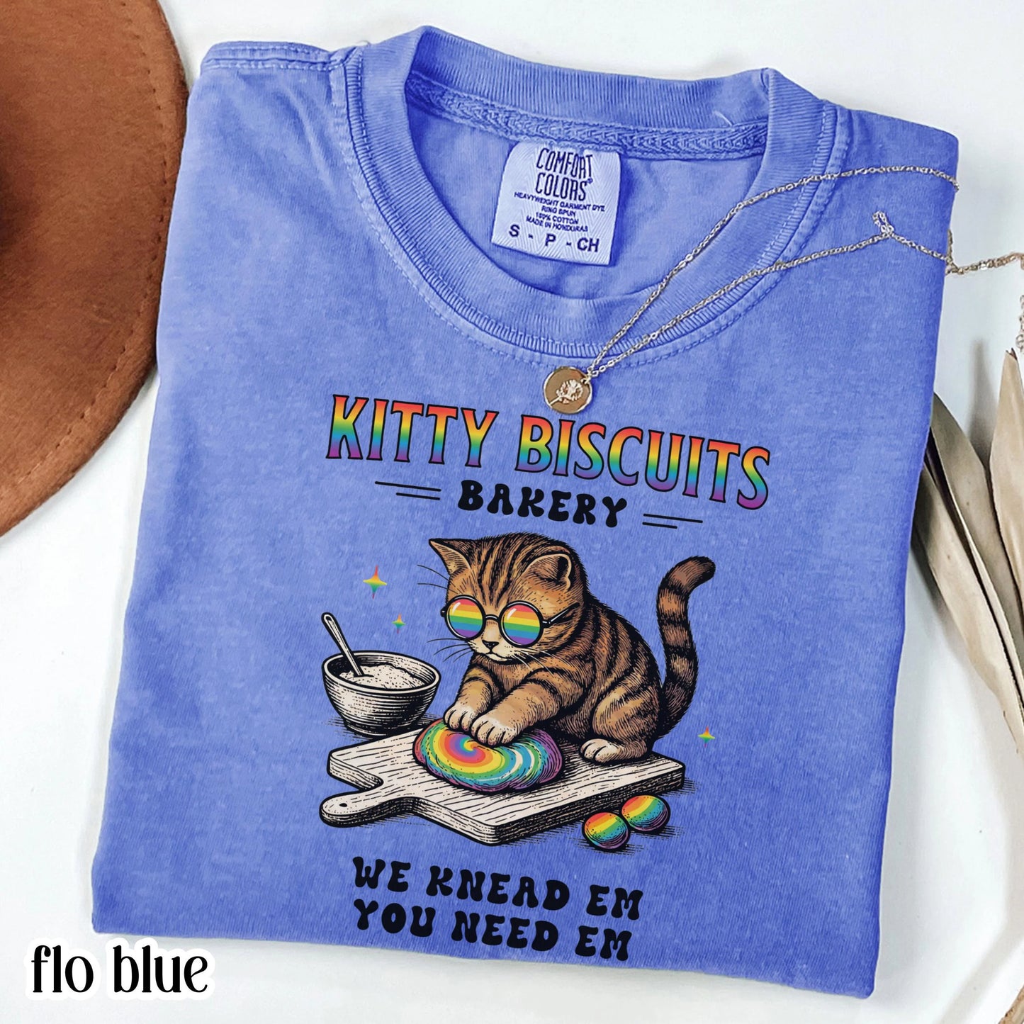 Pride Cat Comfort Colors Shirt Equality Gay Pride Tshirt Kitty Bakery LGBTQ T-Shirt Human Rights Social Justice Tee Ally For Pride Month