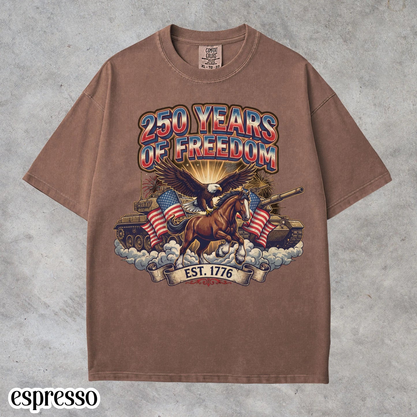 USA Comfort Colors Shirt 4th of July Fourth of July America Anniversary T-Shirt American Freedom Eagle Tank United States BBQ Party Outfit