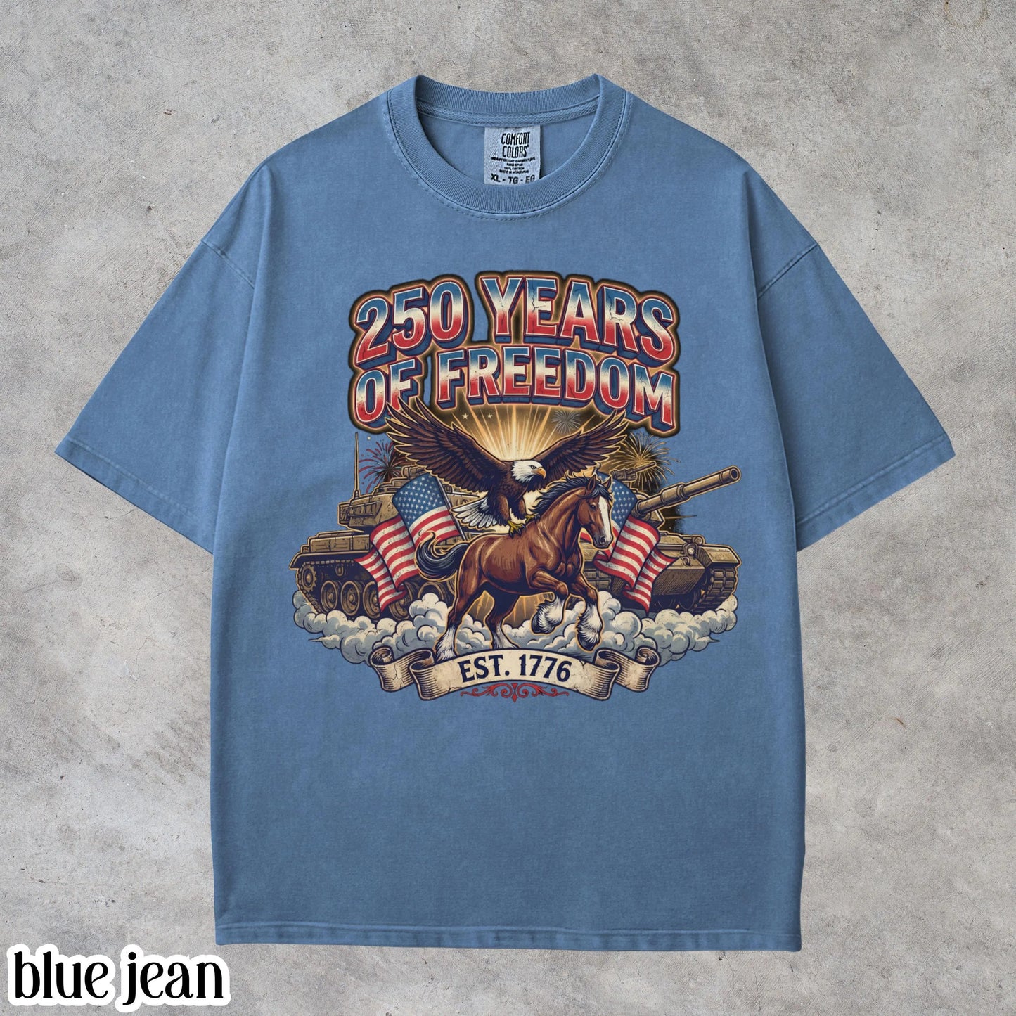 USA Comfort Colors Shirt 4th of July Fourth of July America Anniversary T-Shirt American Freedom Eagle Tank United States BBQ Party Outfit