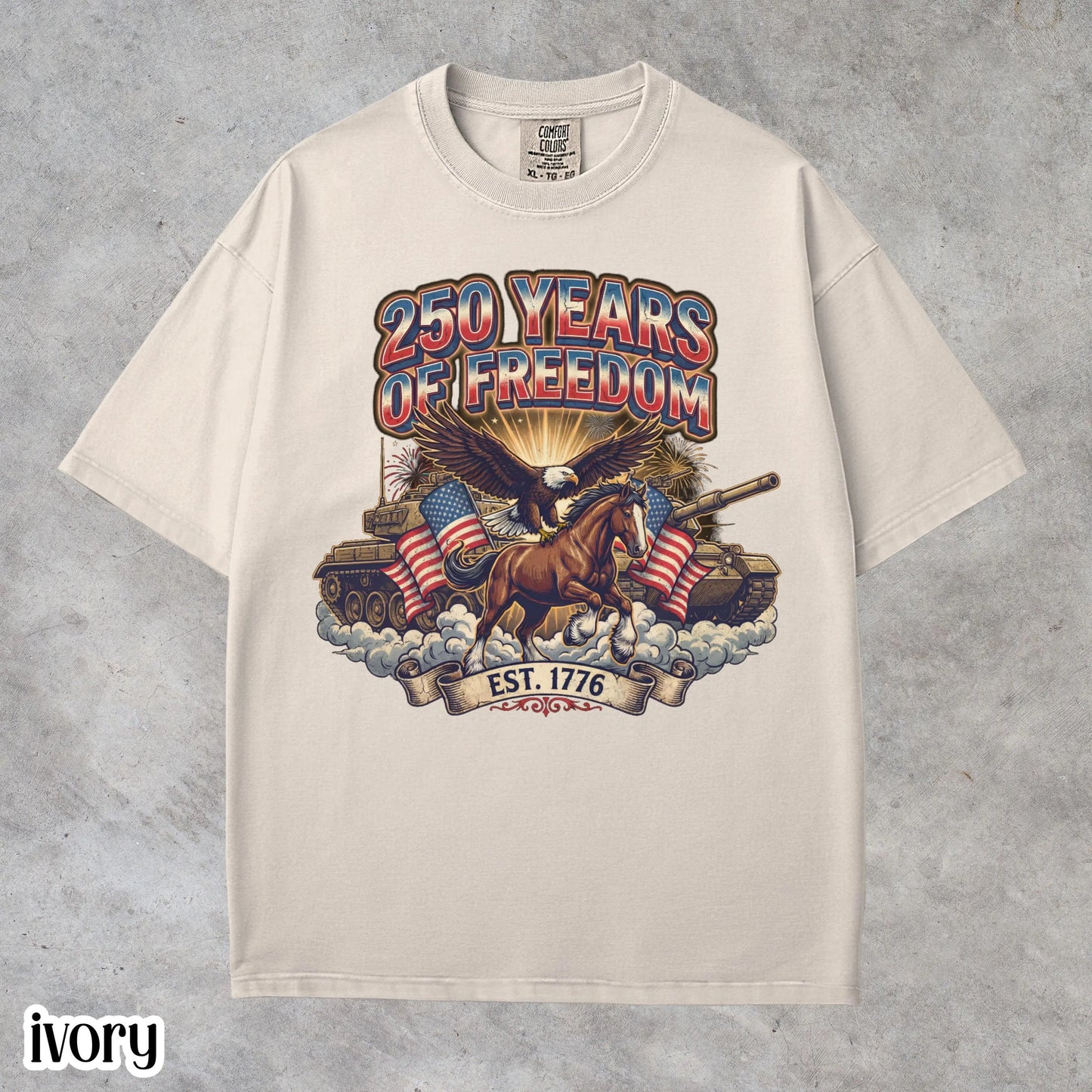 USA Comfort Colors Shirt 4th of July Fourth of July America Anniversary T-Shirt American Freedom Eagle Tank United States BBQ Party Outfit