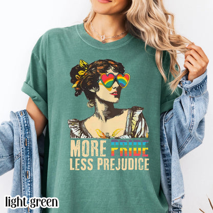 Comfort Colors Pride Shirt, Gay Shirt, LGBTQ Shirt, Lesbian Shirt, Inclusive Shirt, Trans Shirt, Equality Shirt, More Pride Less Prejudice