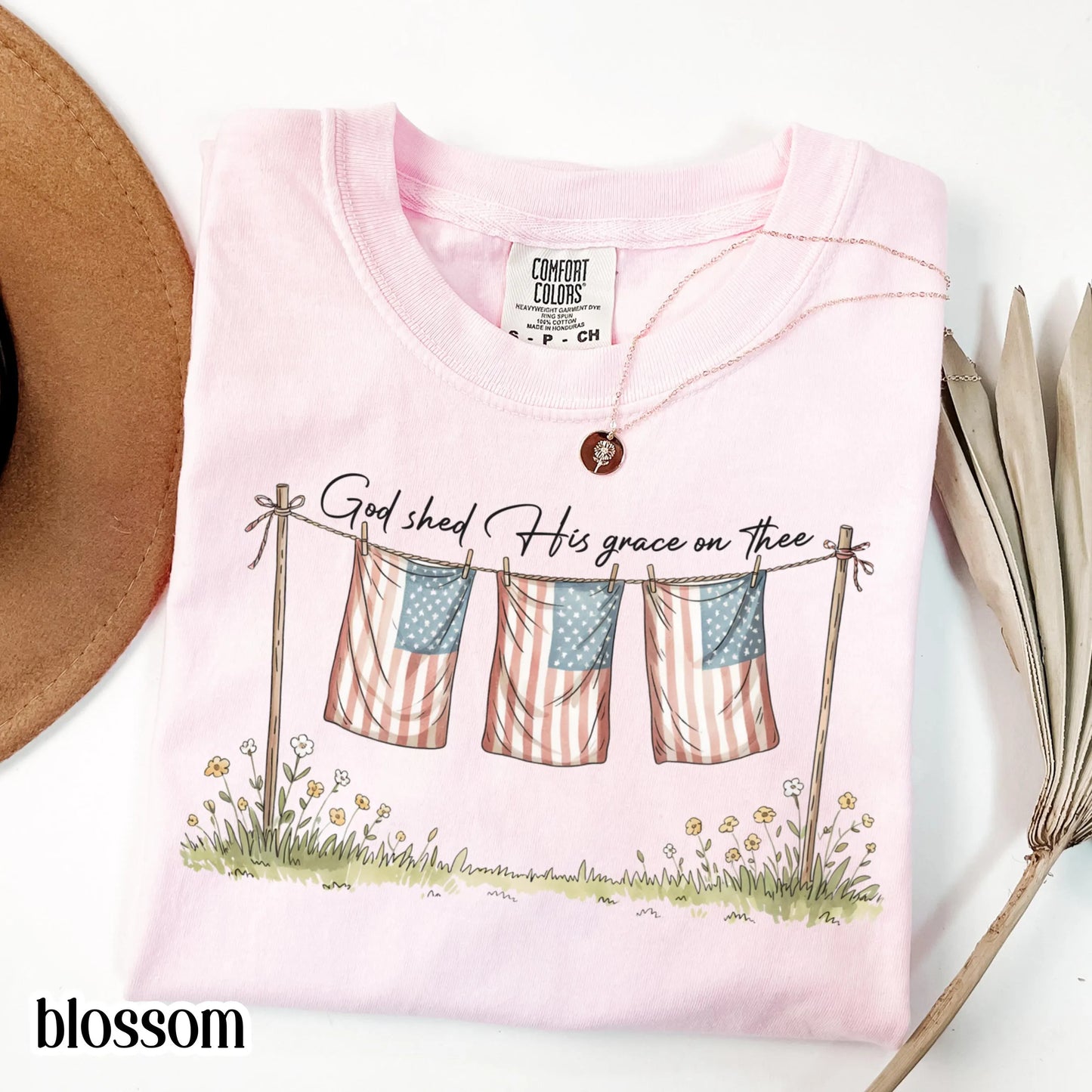 Comfort Colors 4th of July Shirt, USA Shirt, Fourth of July Shirt, America the Beautiful Shirt, Faith Tee, Christian 4th of July Shirt