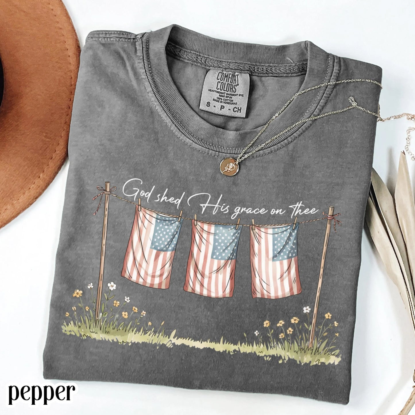 Comfort Colors 4th of July Shirt, USA Shirt, Fourth of July Shirt, America the Beautiful Shirt, Faith Tee, Christian 4th of July Shirt
