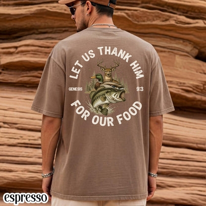 Genesis 9:3 Comfort Colors Shirt Christian Hunting Fishing Deer Duck Tee Wildlife Outdoor Faith Based TShirt Camo Hunt Sportsman T-Shirt