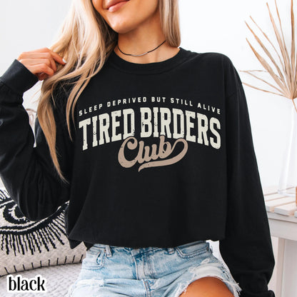 Comfort Colors® Birding Club Shirt Funny Tired Birdwatching T-Shirt Nature Bird Enthusiast Tee Nature Lover For Birding Bird Watcher Gift