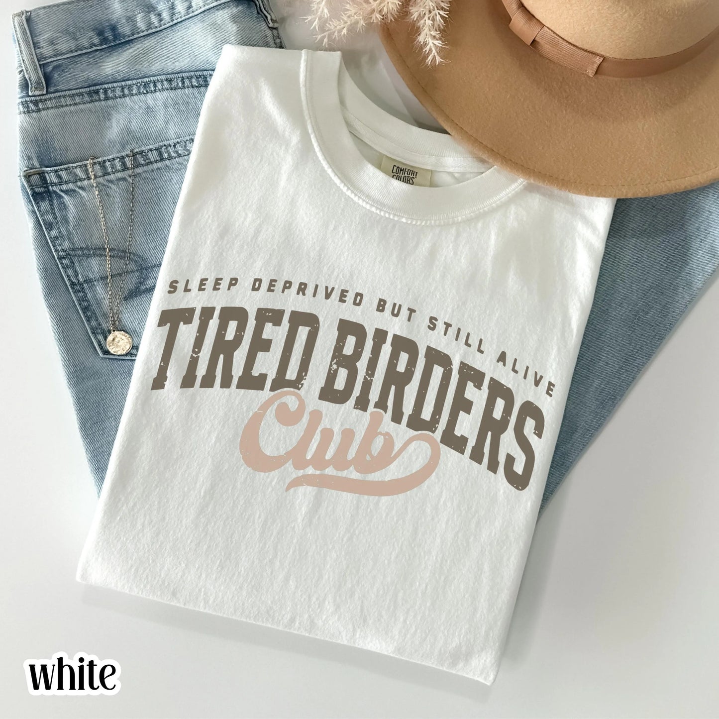 Comfort Colors® Birding Club Shirt Funny Tired Birdwatching T-Shirt Nature Bird Enthusiast Tee Nature Lover For Birding Bird Watcher Gift