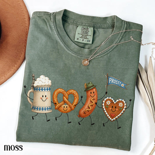 Comfort Colors® Oktoberfest Shirt German Octoberfest Beer T-Shirt Prost Drinking Tee Germany Festival Tshirt Stein Bratwurst TShirt For Fest