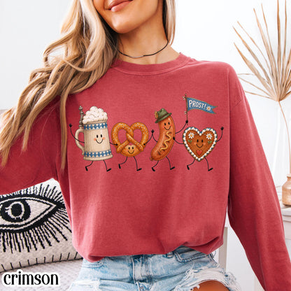 Comfort Colors® Oktoberfest Shirt German Octoberfest Beer T-Shirt Prost Drinking Tee Germany Festival Tshirt Stein Bratwurst TShirt For Fest