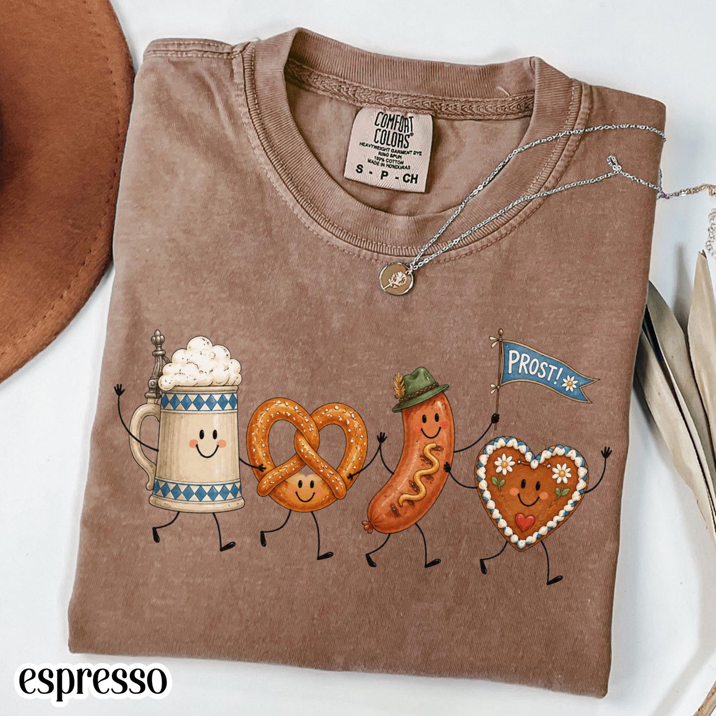Comfort Colors® Oktoberfest Shirt German Octoberfest Beer T-Shirt Prost Drinking Tee Germany Festival Tshirt Stein Bratwurst TShirt For Fest