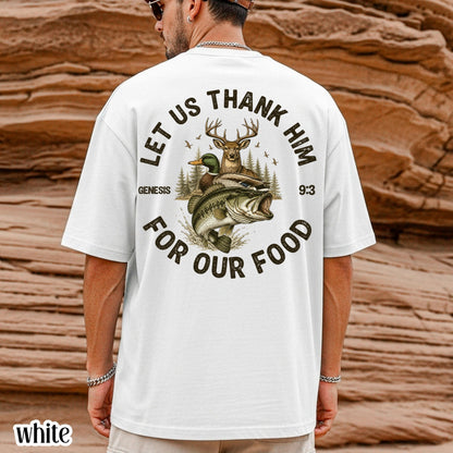 Genesis 9:3 Comfort Colors Shirt Christian Hunting Fishing Deer Duck Tee Wildlife Outdoor Faith Based TShirt Camo Hunt Sportsman T-Shirt