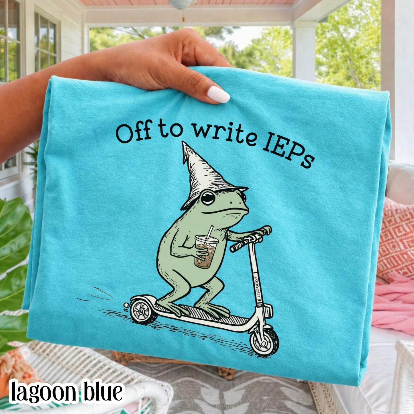 School Psychologist Comfort Colors® Shirt Special Education Counselor Tshirt IEP Tee Frog Scooter Gift For SPED Inclusion Teacher Language