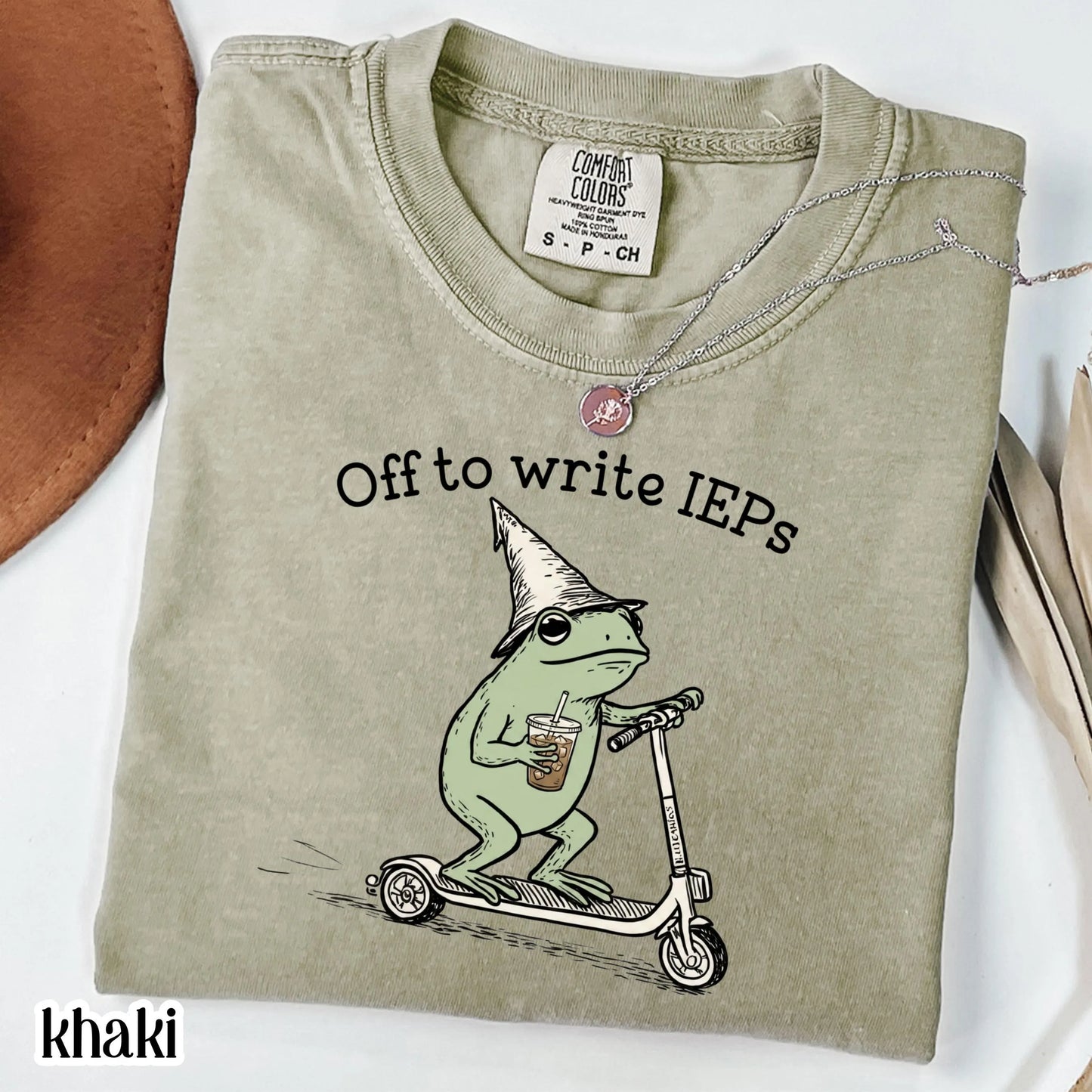 School Psychologist Comfort Colors® Shirt Special Education Counselor Tshirt IEP Tee Frog Scooter Gift For SPED Inclusion Teacher Language