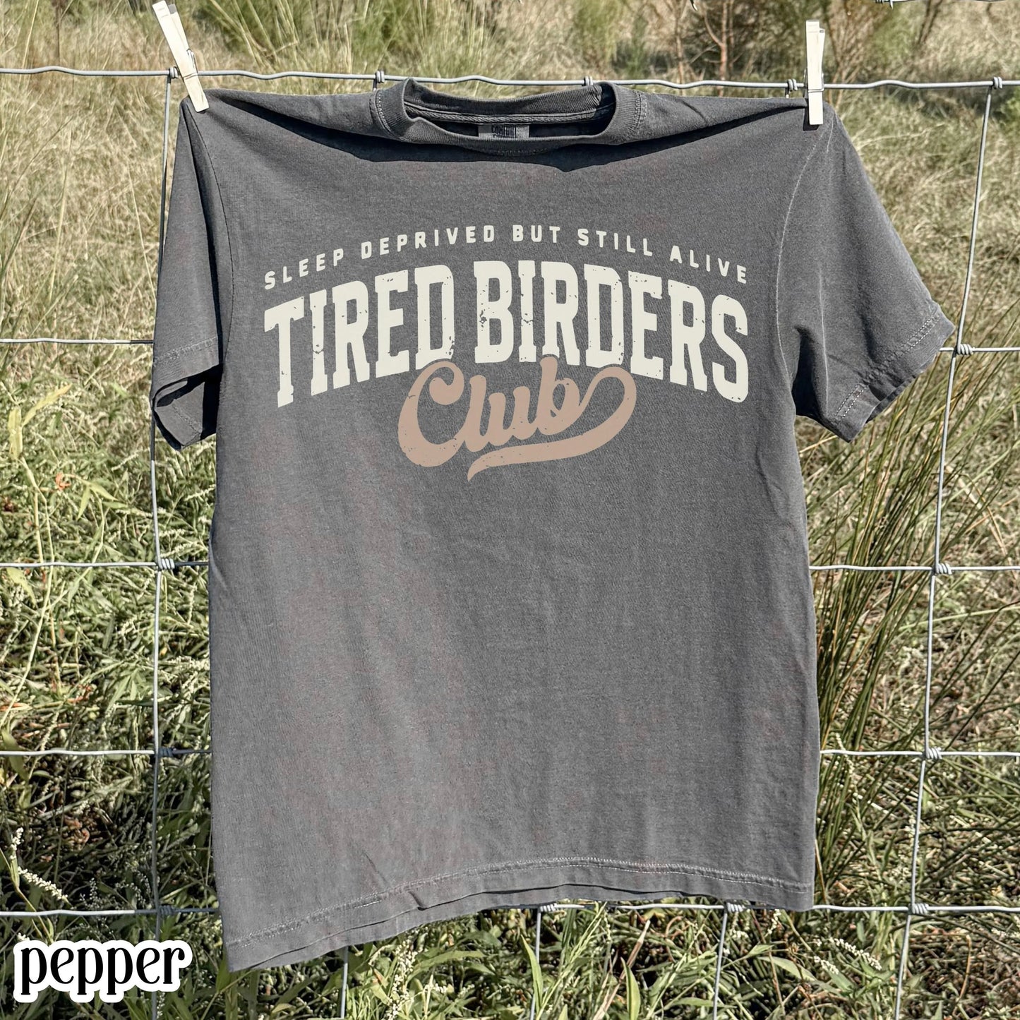Comfort Colors® Birding Club Shirt Funny Tired Birdwatching T-Shirt Nature Bird Enthusiast Tee Nature Lover For Birding Bird Watcher Gift