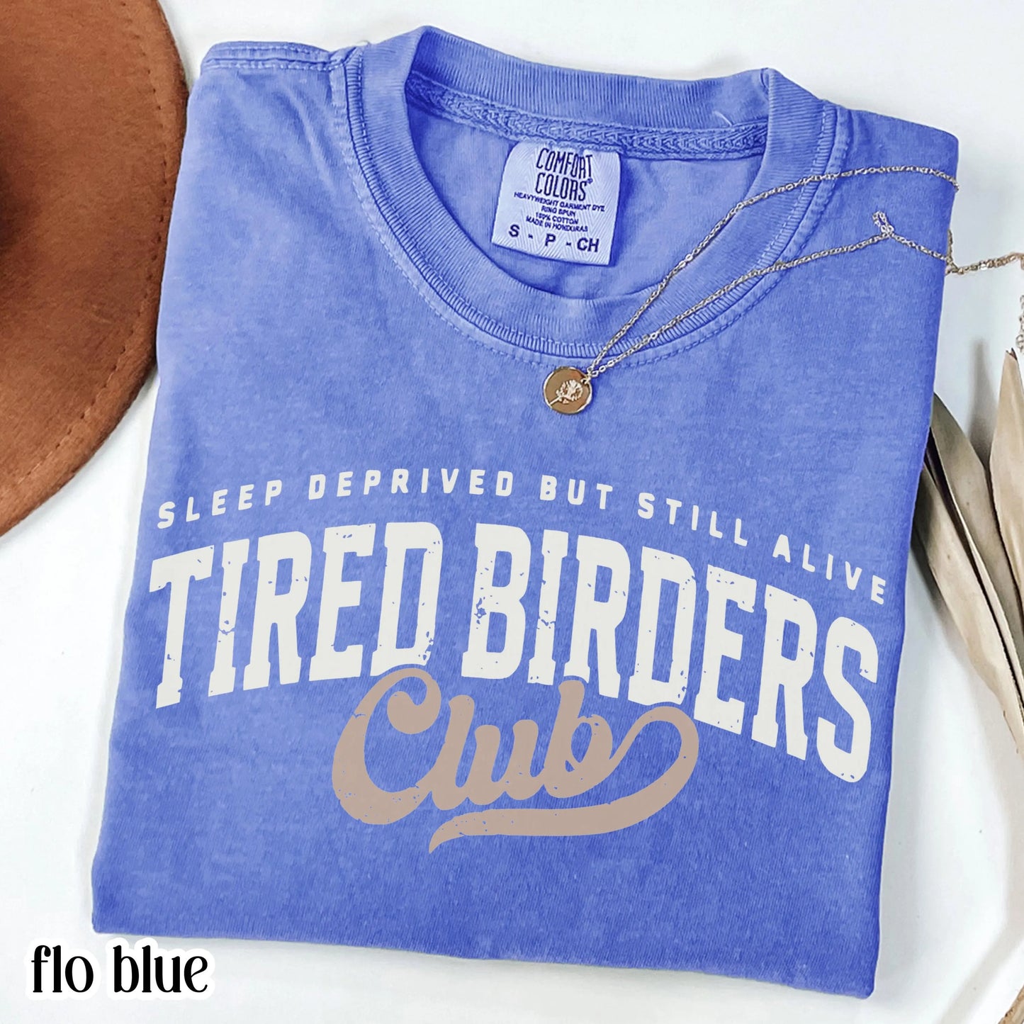 Comfort Colors® Birding Club Shirt Funny Tired Birdwatching T-Shirt Nature Bird Enthusiast Tee Nature Lover For Birding Bird Watcher Gift