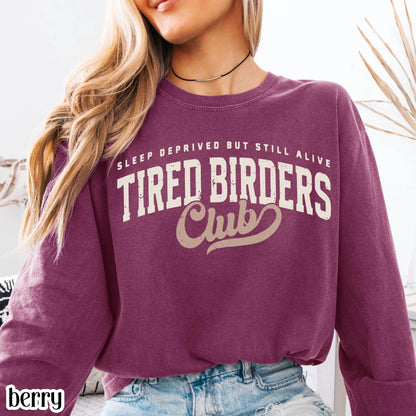 Comfort Colors® Birding Club Shirt Funny Tired Birdwatching T-Shirt Nature Bird Enthusiast Tee Nature Lover For Birding Bird Watcher Gift