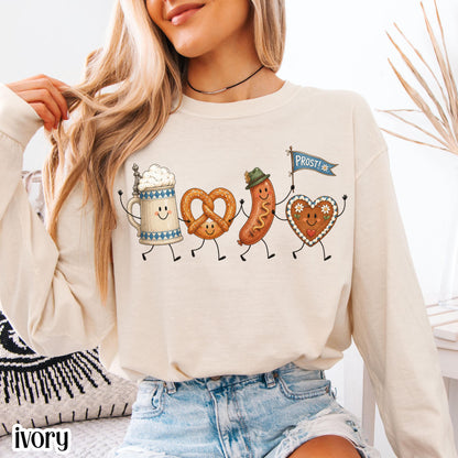 Comfort Colors® Oktoberfest Shirt German Octoberfest Beer T-Shirt Prost Drinking Tee Germany Festival Tshirt Stein Bratwurst TShirt For Fest