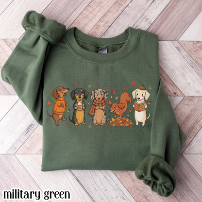Cozy Season Dachshund Fall Sweatshirt