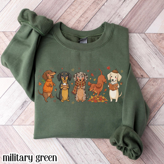 Cozy Season Dachshund Fall Sweatshirt