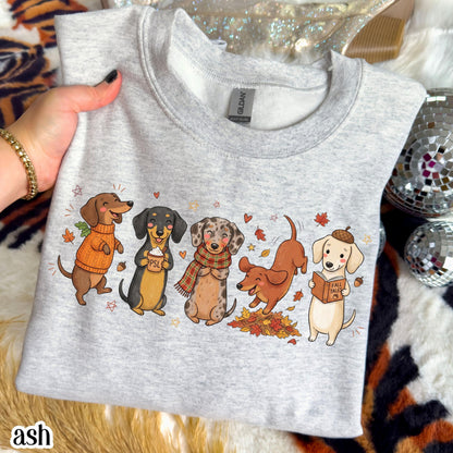 Cozy Season Dachshund Fall Sweatshirt