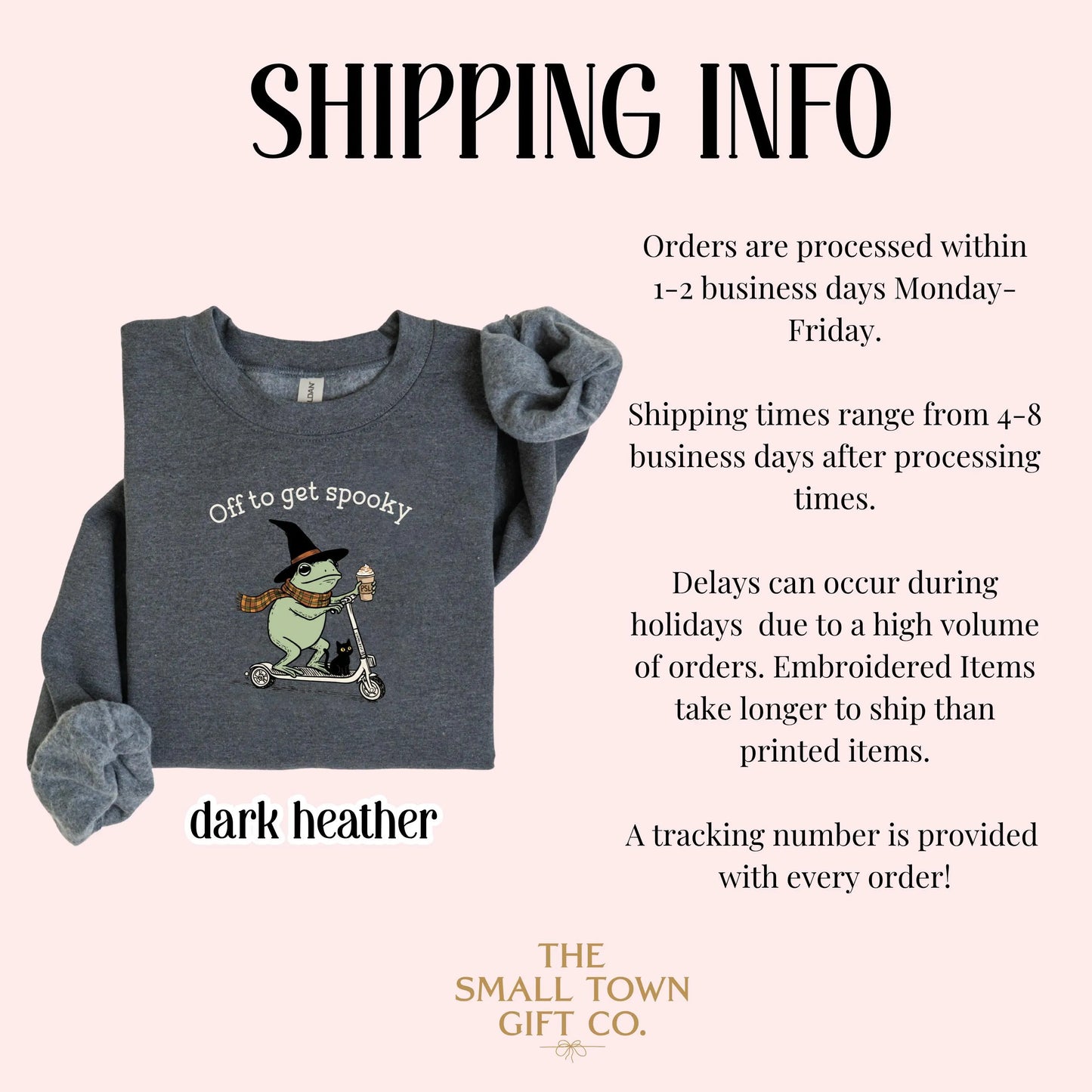 Off To Get Spooky Frog Halloween Sweatshirt